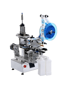 ST-D25半自动平面搓滚+电机旋转贴标签机